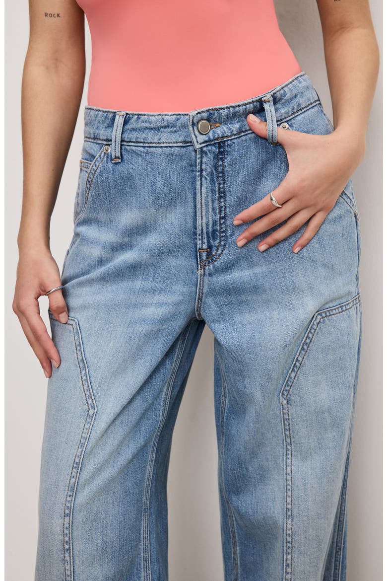 Good Standard Ease Petite Carpenter Jeans, Alternate, color, INDIGO879