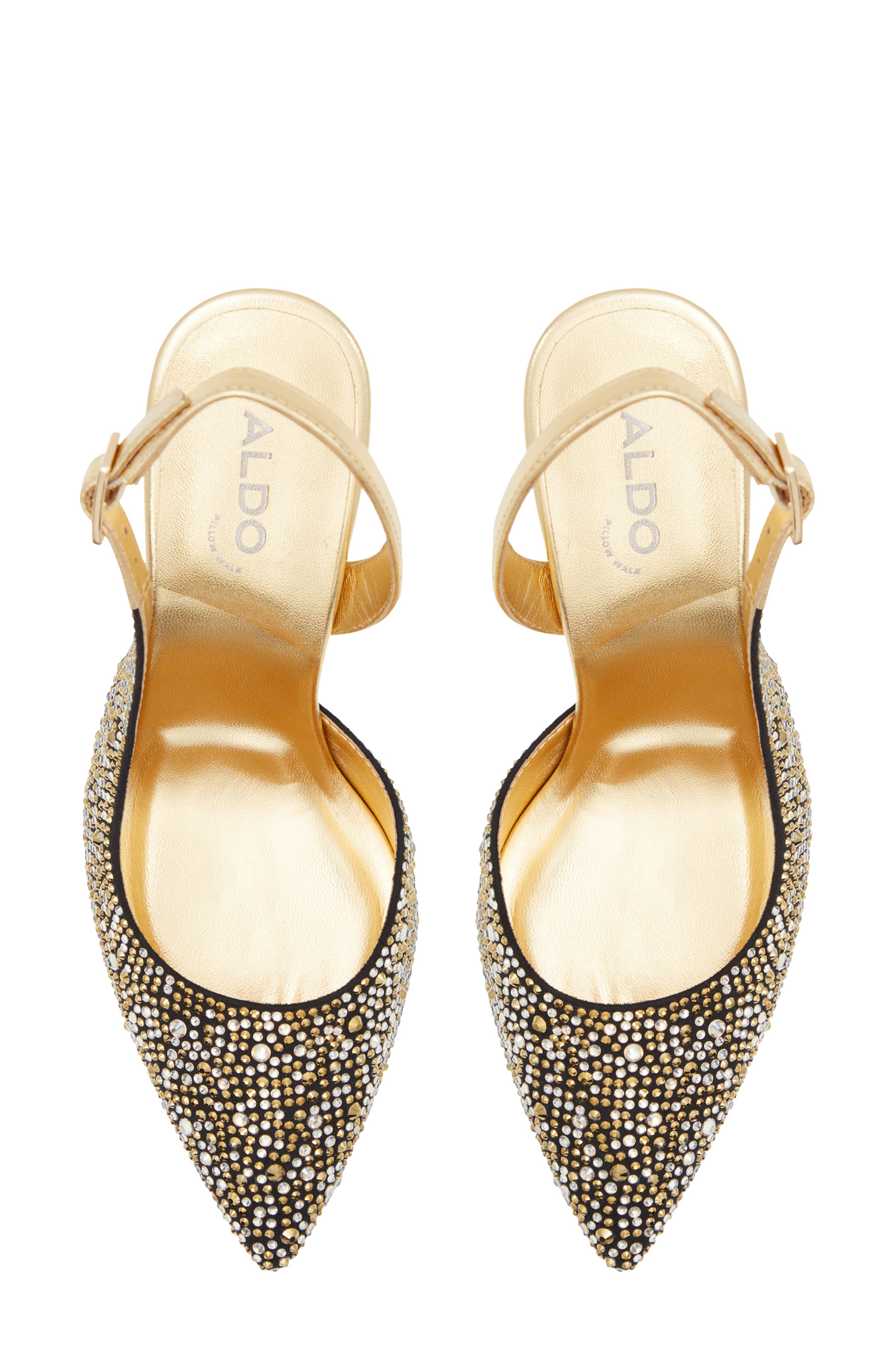 ALDO Radia Half d'Orsay Pointed Toe Pump, Alternate, color, 