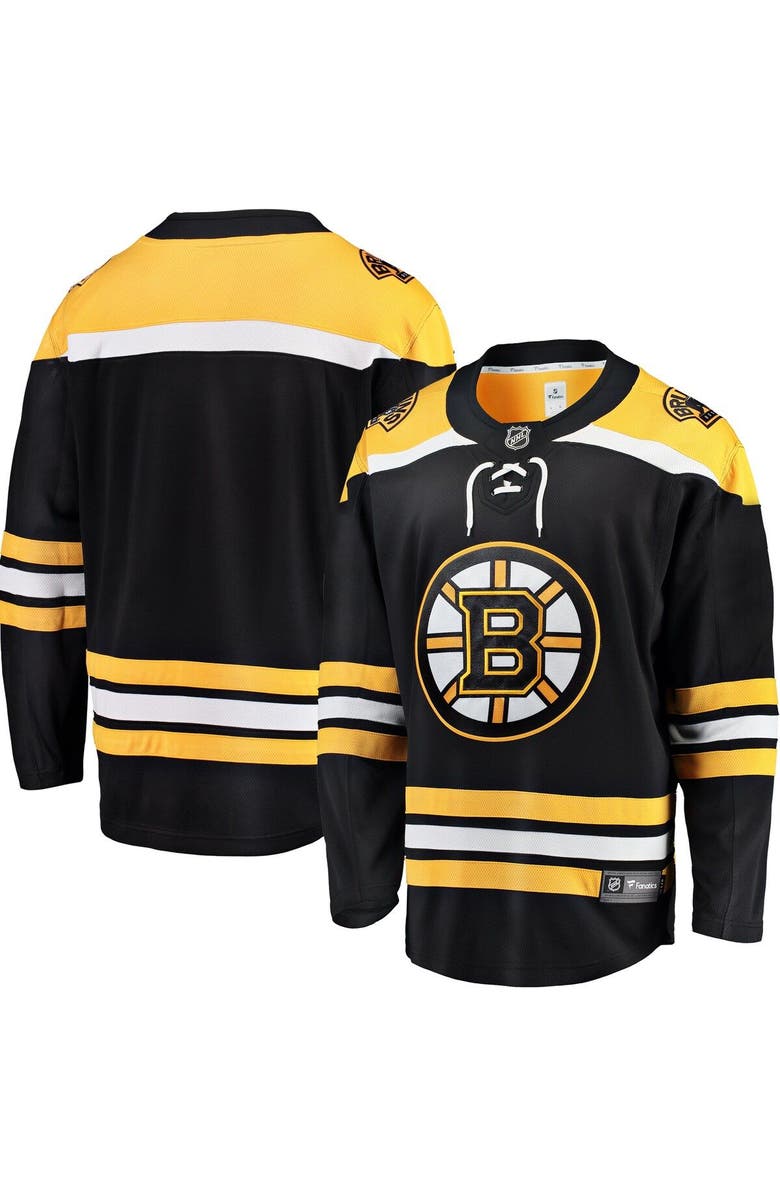 FANATICS Men's Fanatics Black Boston Bruins Breakaway Home Jersey, Main, color, Black