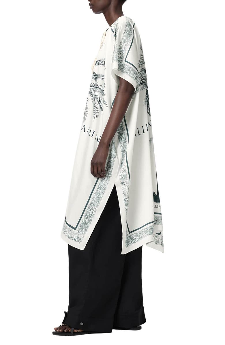 AllSaints Palm Caftan, Alternate, color, Carala Ecru White