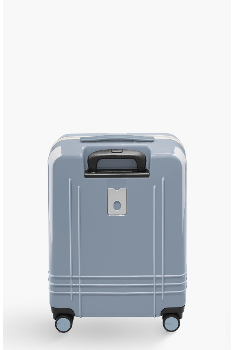 Large Carry-On Luggage, Alternate, color, Slate Gloss / White Trim