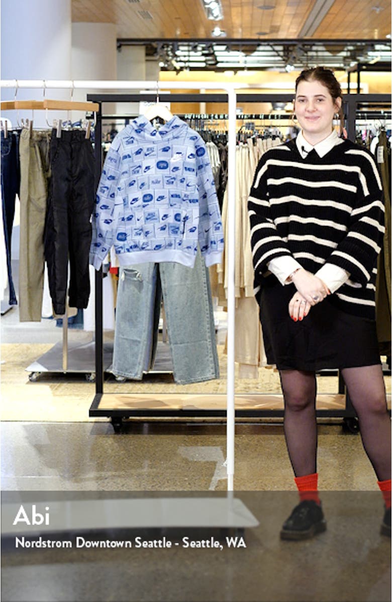 Kids' Logo Print Fleece Hoodie, sales video thumbnail