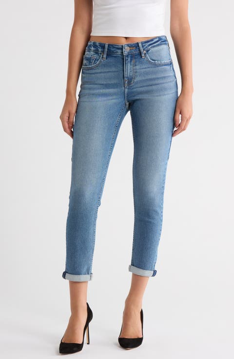 Thompson Tomboy Cuffed Carpenter Skinny Jeans