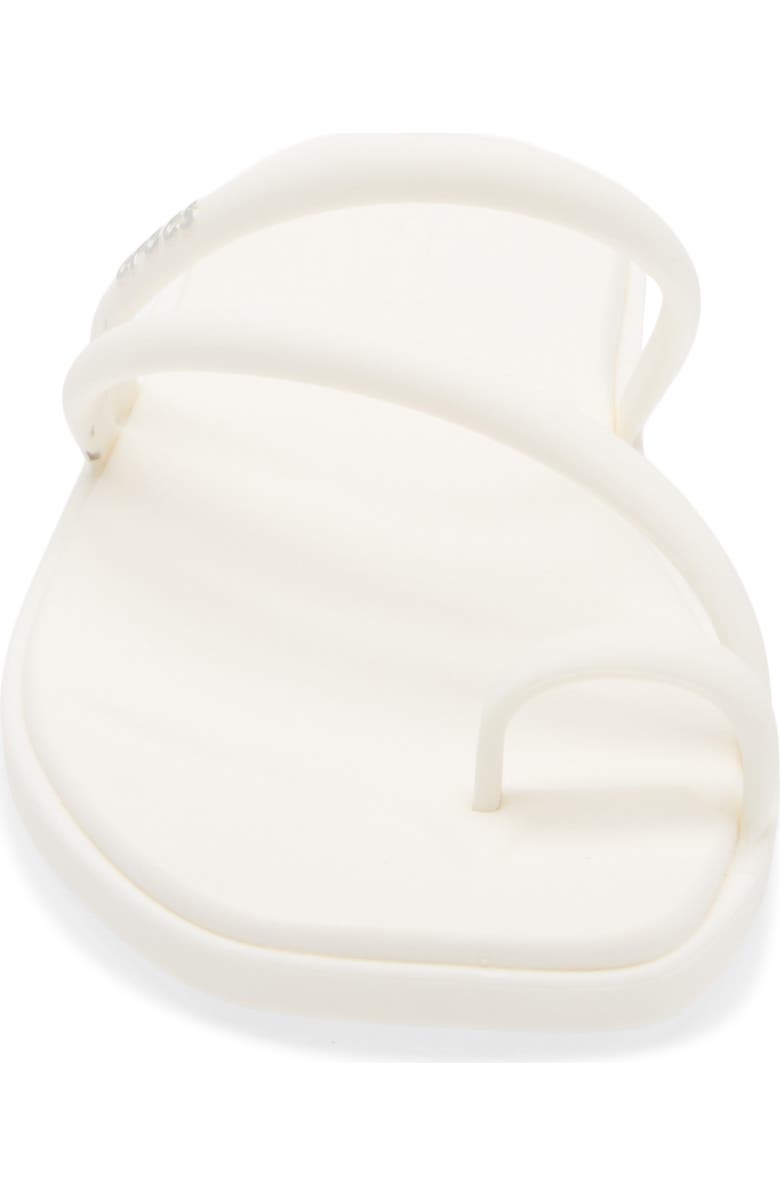 CROCS Miami Toe Loop Sandal, Alternate, color, Chalk