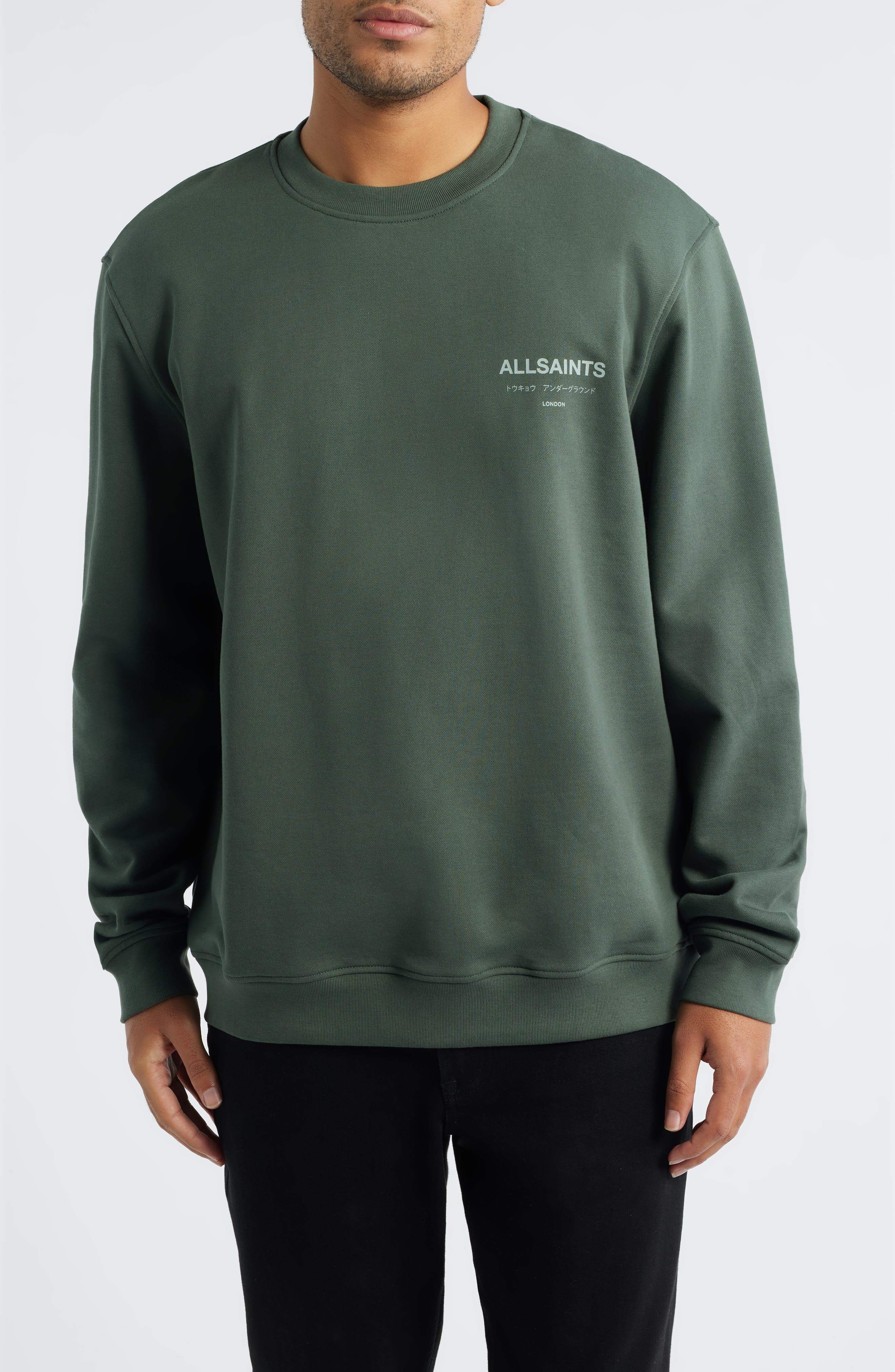 Underground Logo Organic Cotton Graphic Sweatshirt