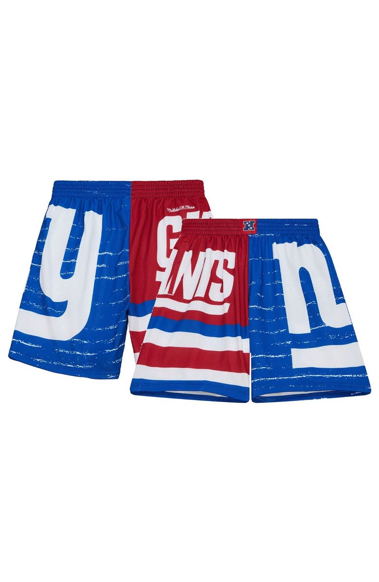 Mitchell & Ness Men's Mitchell & Ness Royal New York Giants Jumbotron 3.0 Shorts, Main, color, Royal