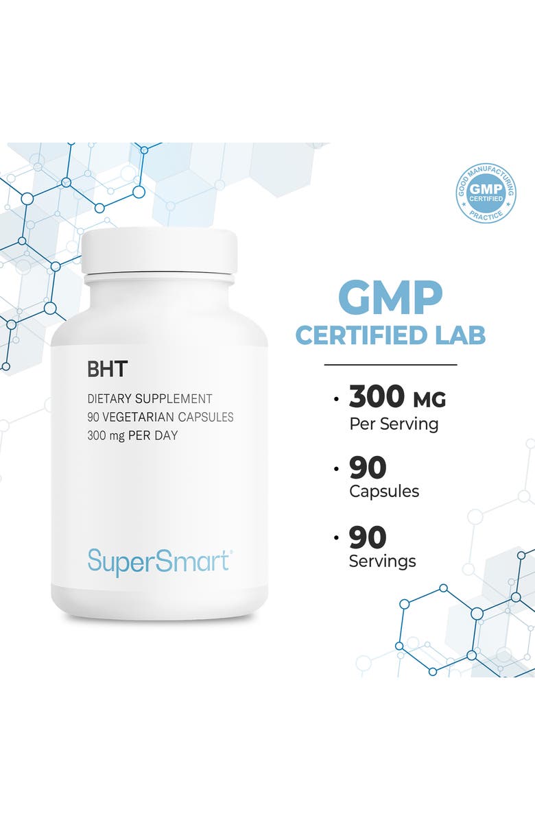 SuperSmart BHT Supplement 300mg per Day, Alternate, color, NO COLOR