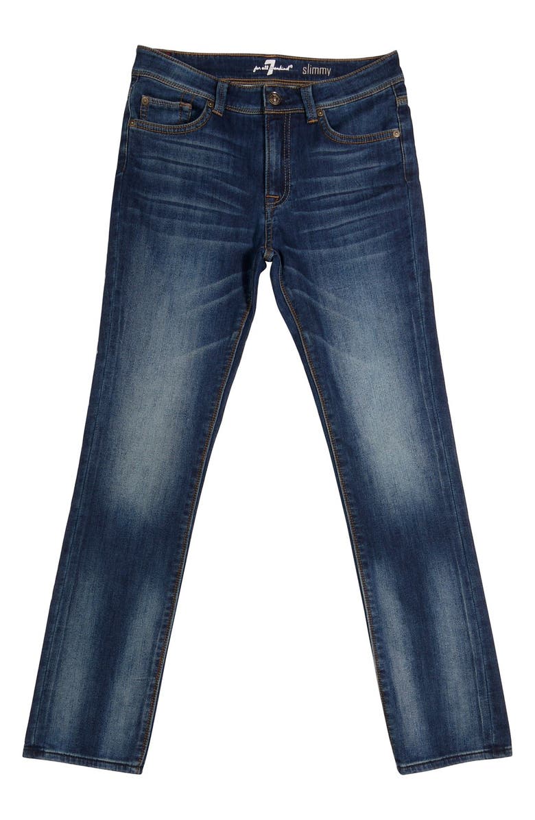 7 For All Mankind <sup>®</sup> 'Slimmy' Slim Straight Leg Jeans, Main, color, Heritage Blue