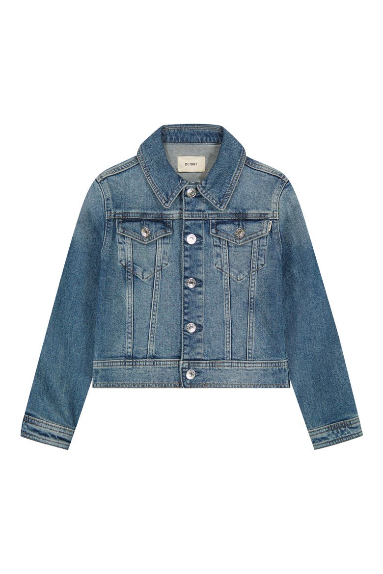 Kids' Manning Denim Trucker Jacket, Main, color, SPRINGDALE