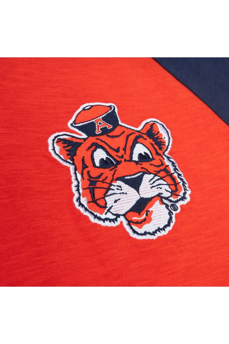 Men's Mitchell & Ness Orange Auburn Tigers Legendary Slub Raglan Long Sleeve T-Shirt, Alternate, color, Orange