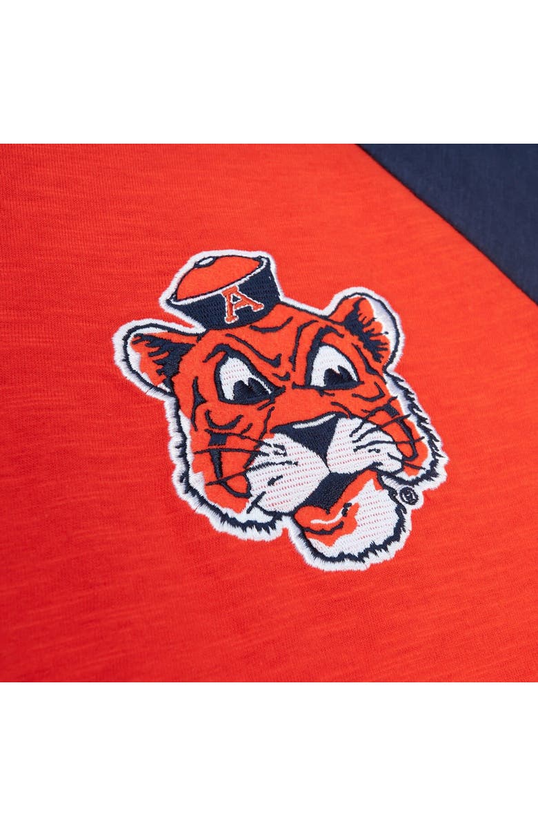 Mitchell & Ness Men's Mitchell & Ness Orange Auburn Tigers Legendary Slub Raglan Long Sleeve T-Shirt, Alternate, color, Orange