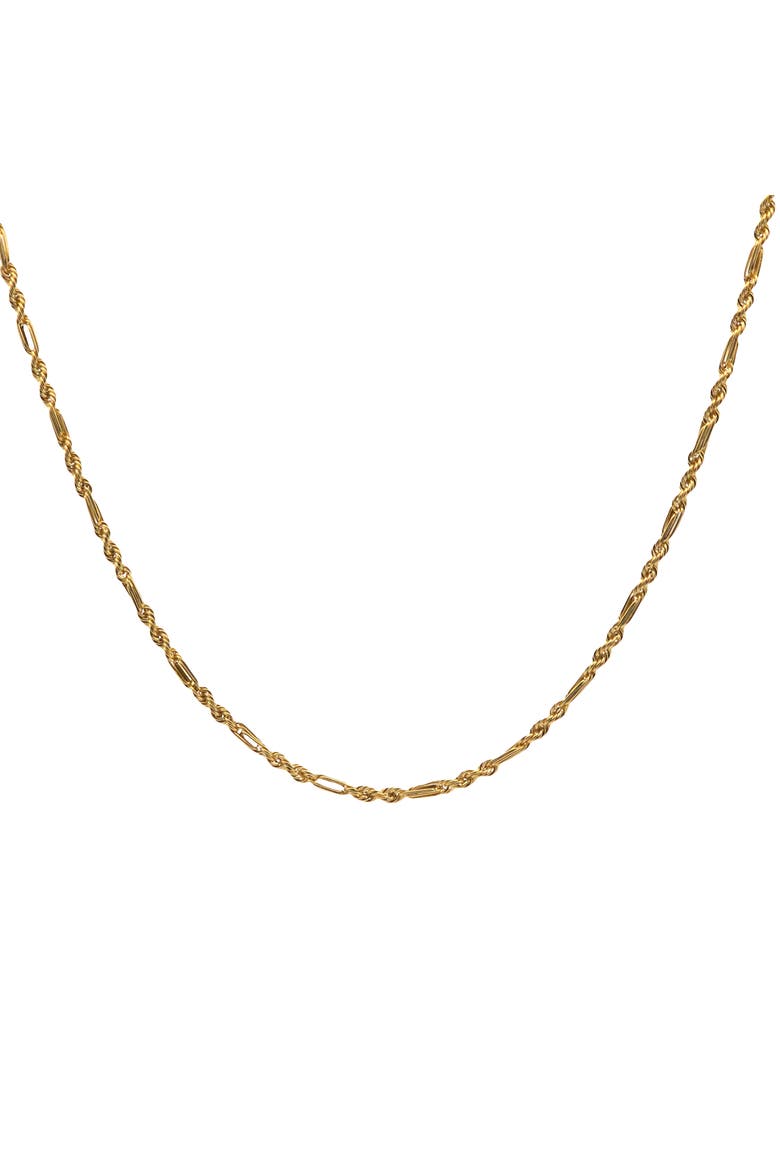 14K Saguaro Finish Rope 2.5mm 20in Chain Necklace, Alternate, color, Yellow Gold