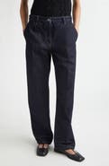 Jil Sander Pleated Straight Leg Jeans