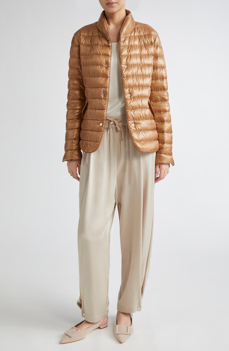 Herno Satin Harem Pants, Alternate, color, Chantilly