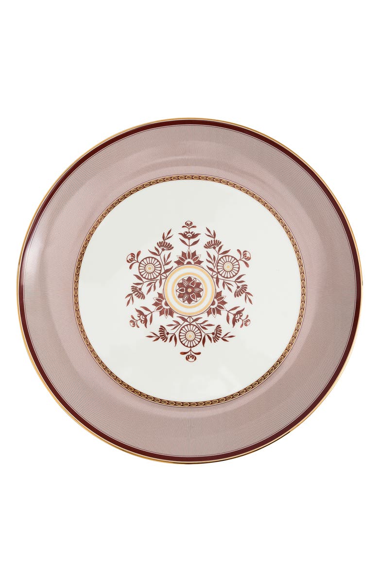 Wedgwood Red Splendor 22K Gold Accent Bone China Charger Plate, Main, color, Red Multi