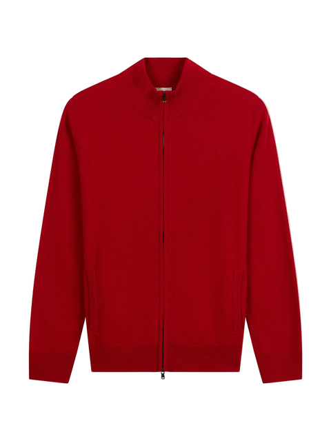 Timeless Cashmere Full-Zip Cardigan