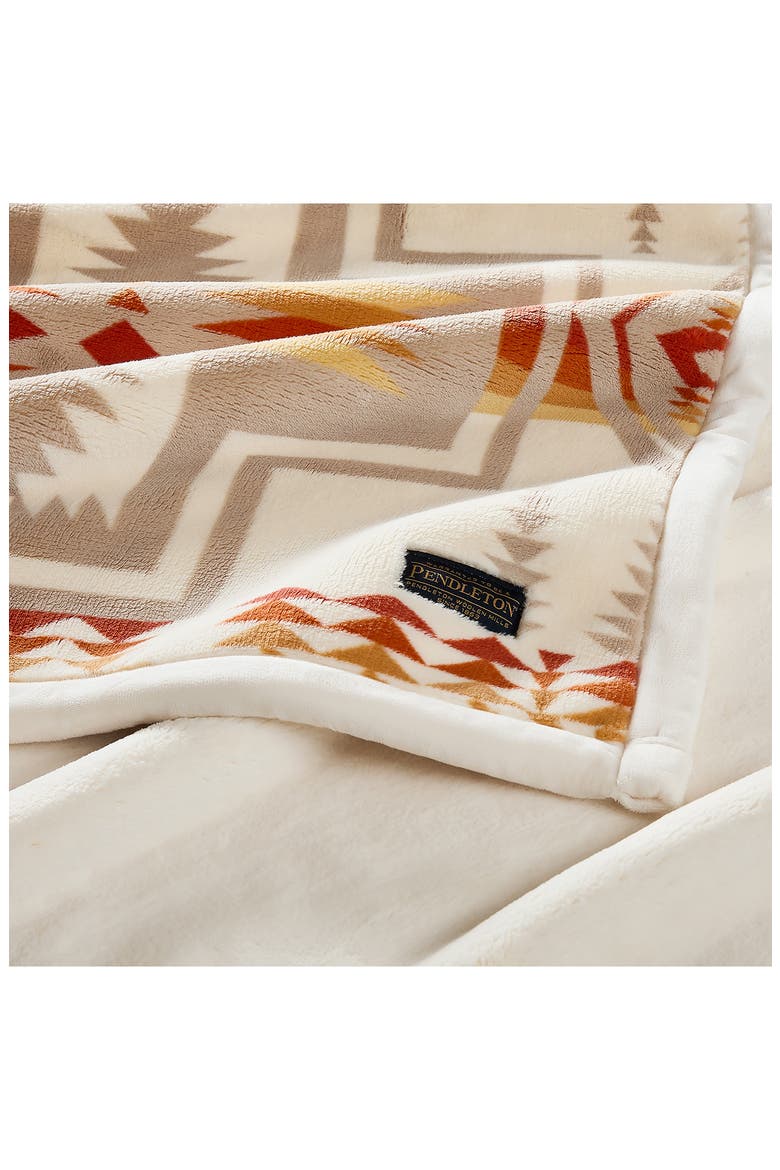 Harding Printed Plush Throw, Alternate, color, IVORY