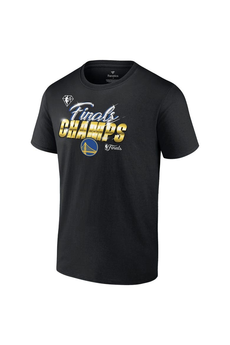 Men's Fanatics Branded Black Golden State Warriors 2022 NBA Finals Champions Forward Roster Signature T-Shirt, Alternate, color, Black