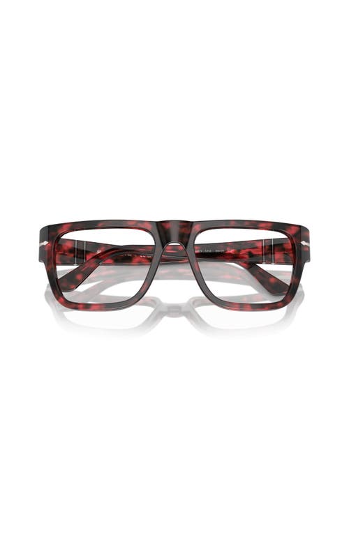 Persol 53mm Square Optical Glasses In Multi