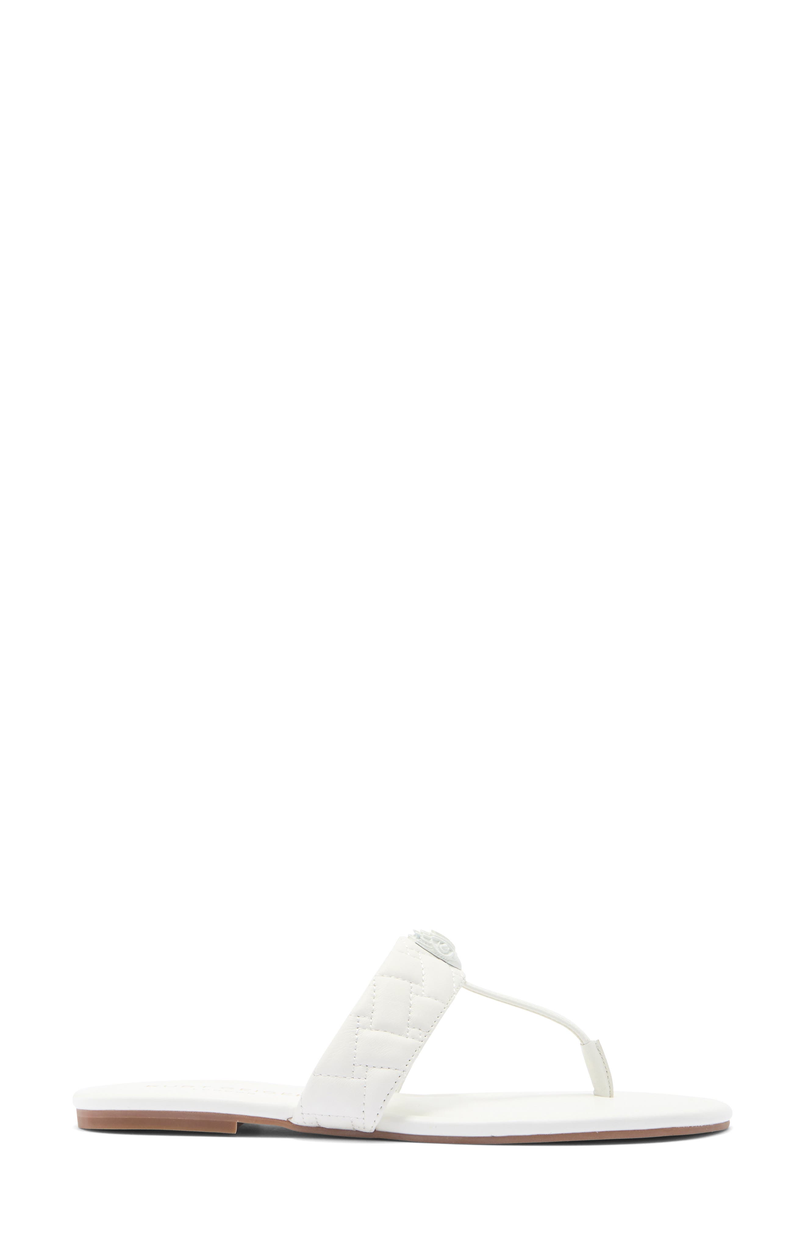 Kurt Geiger London Kensington T-Strap Sandal, Alternate, color, White