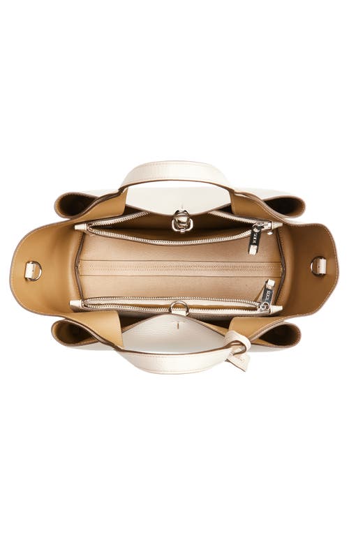 Tod's Mini Leather Tote In Sand