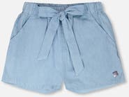 Deux par Deux Relaxed Fit Chambray Shorts