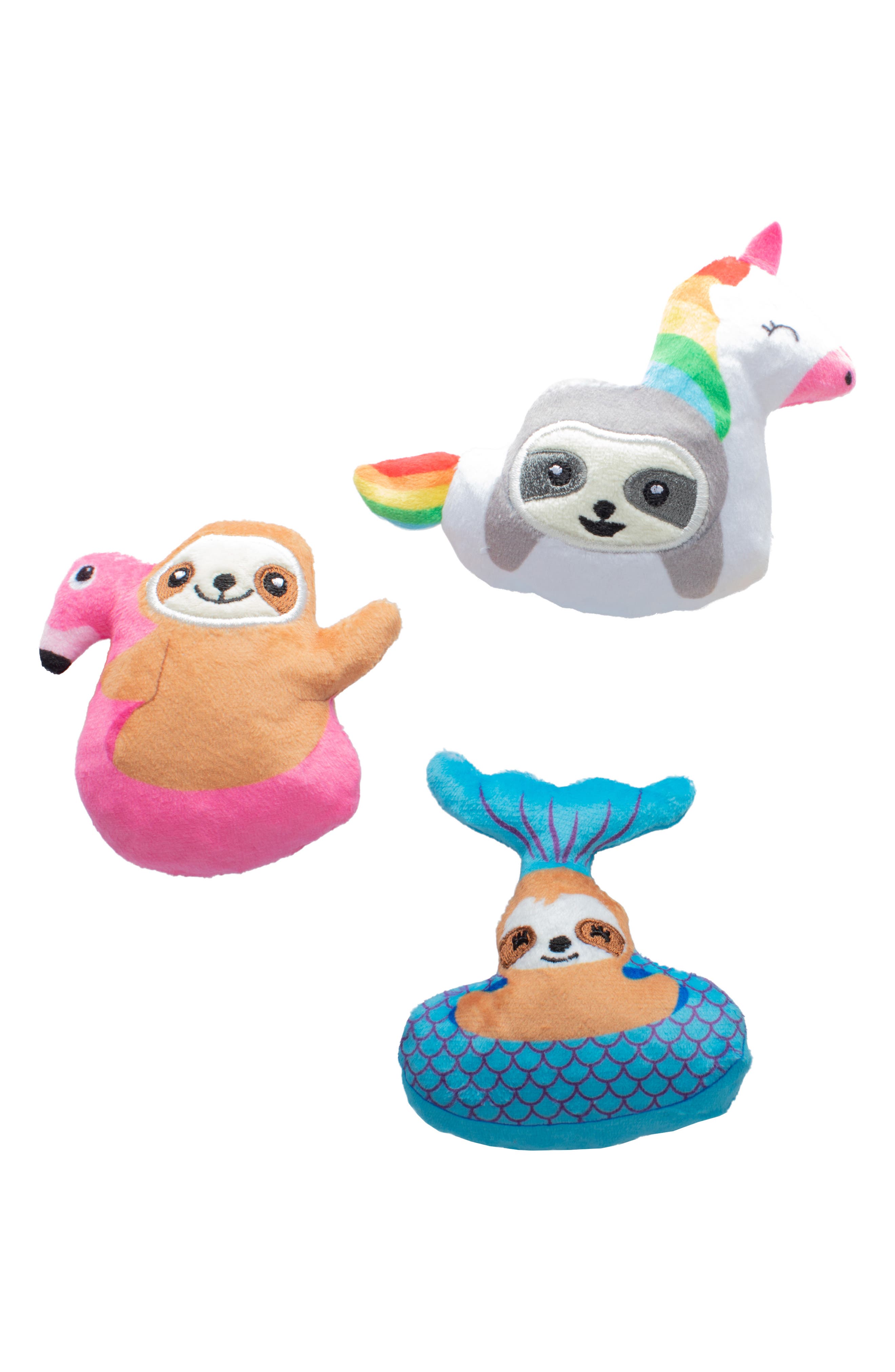 Fringe Studio 3-Piece Just Keep Floating Squeaker Dog Toy Set