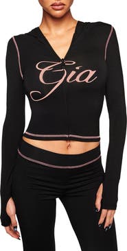 I.AM.GIA Blare Crop Hoodie
