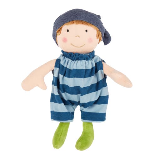 SIGIKID SIGIKID PLUSH DOLL WITH BLUE OUTFIT 