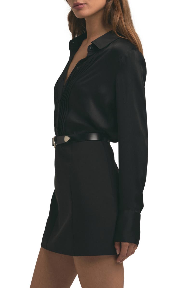 Favorite Daughter The Eloise Button-Up Top, Alternate, color, Black