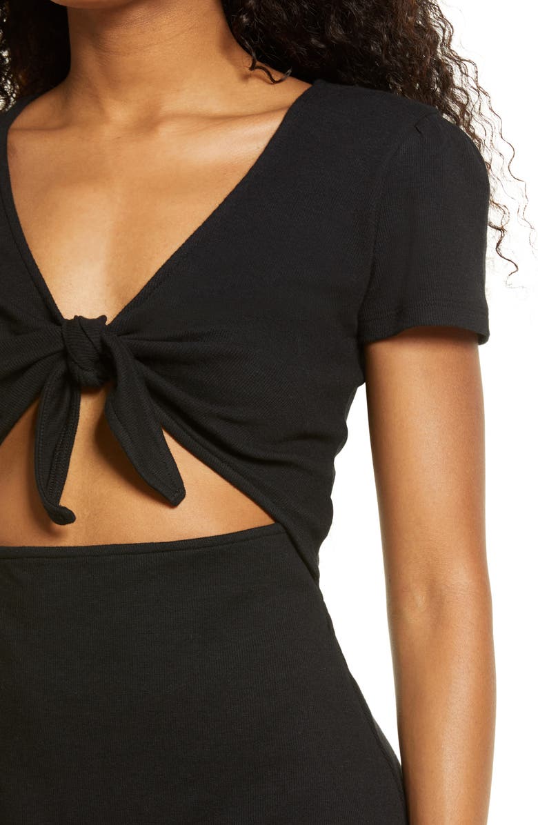 BP. Tie Front Dress, Alternate, color,