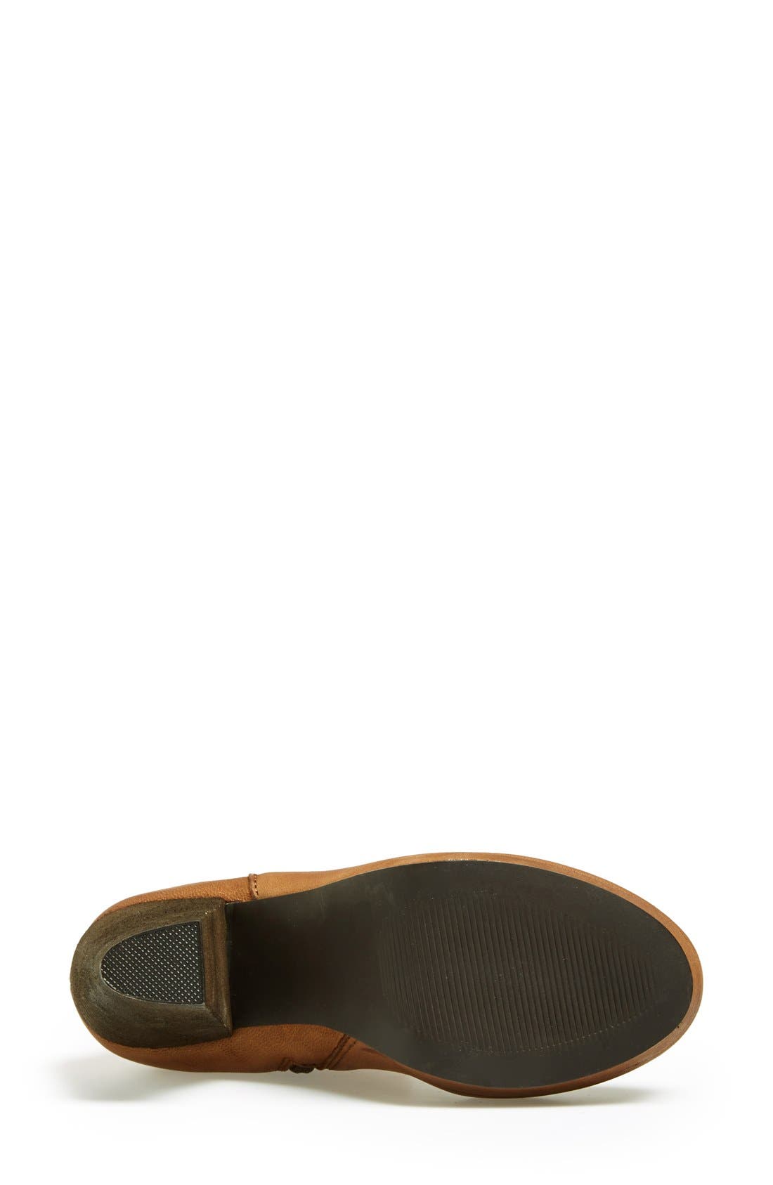'Rackey' Leather Platform Boot, Alternate, color, COGNAC LEATHER