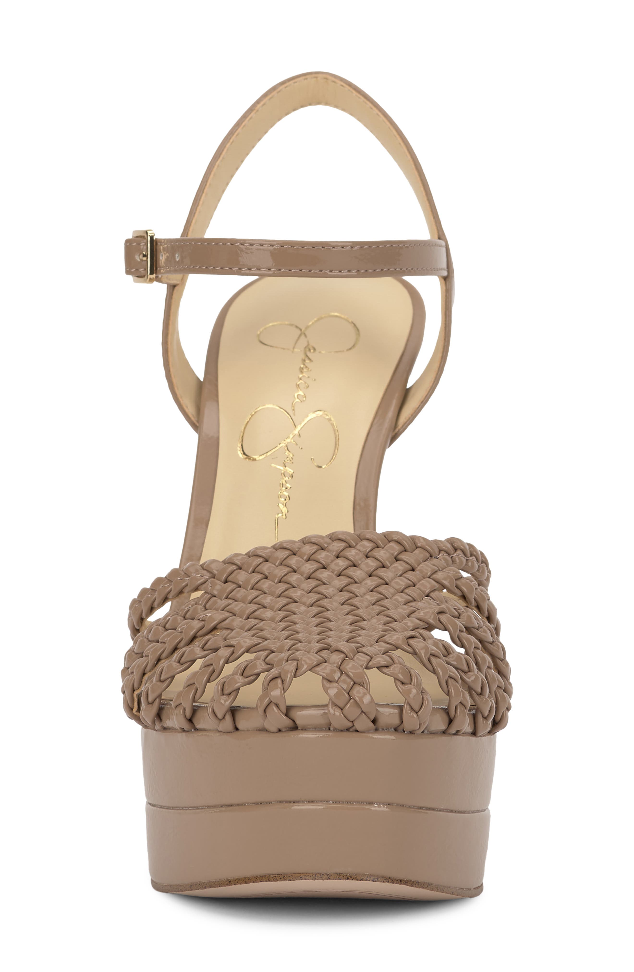 Jessica Simpson Inaia Basketweave Pump, Alternate, color, Medium Brown