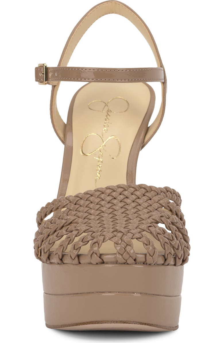 Jessica Simpson Inaia Basketweave Pump, Alternate, color, Medium Brown