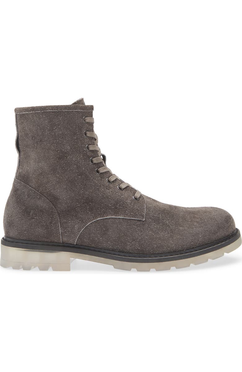 Collegium Pillar Combat Boot, Alternate, color, Charcoal