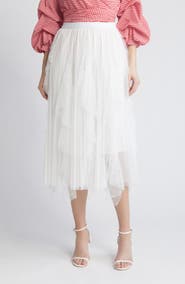 NIKKI LUND Wendy Beaded Tulle Skirt
