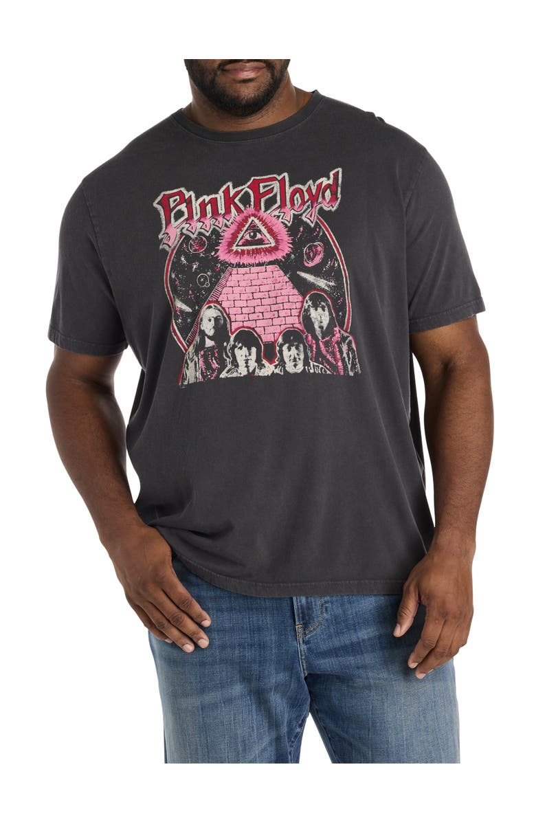 Lucky Brand Jeans Big & Tall  Pink Floyd Graphic Tee, Main, color, Jet Black