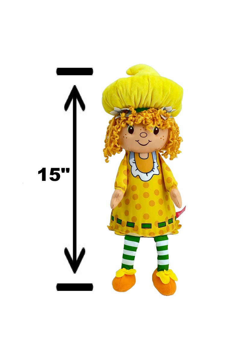 Strawberry Shortcake Pop n Flip 15 Inch Lemon Meringue Plush Doll, Alternate, color, Yellow