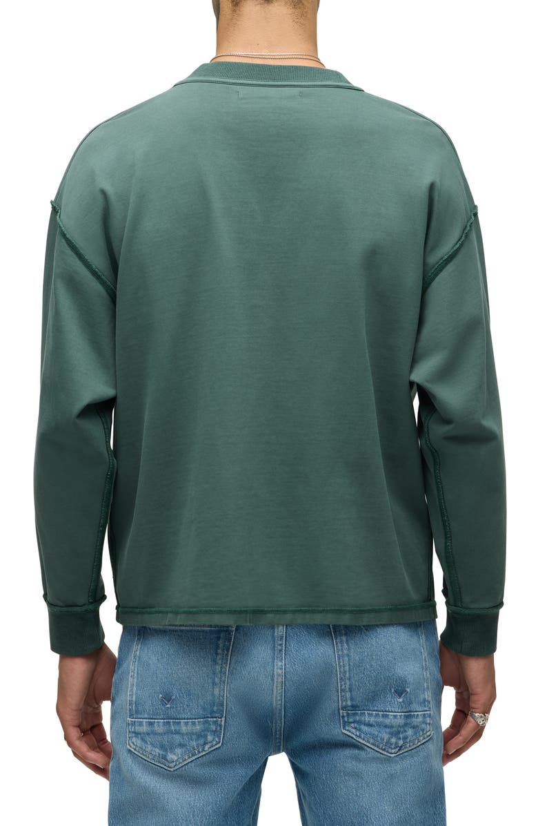 Hudson Jeans Heavyweight Cotton Long Sleeve T-Shirt, Alternate, color, 
