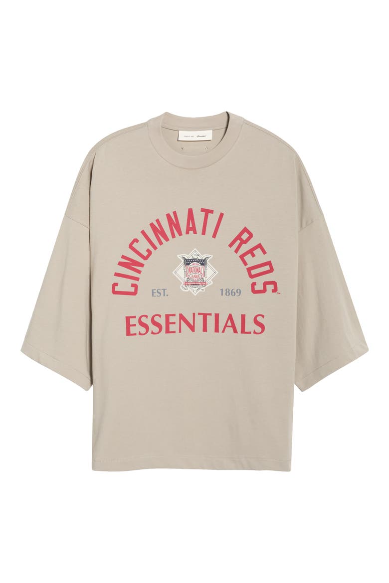 x MLB Cincinnati Reds Merch Cotton Graphic T-Shirt, Alternate, color, SEAL