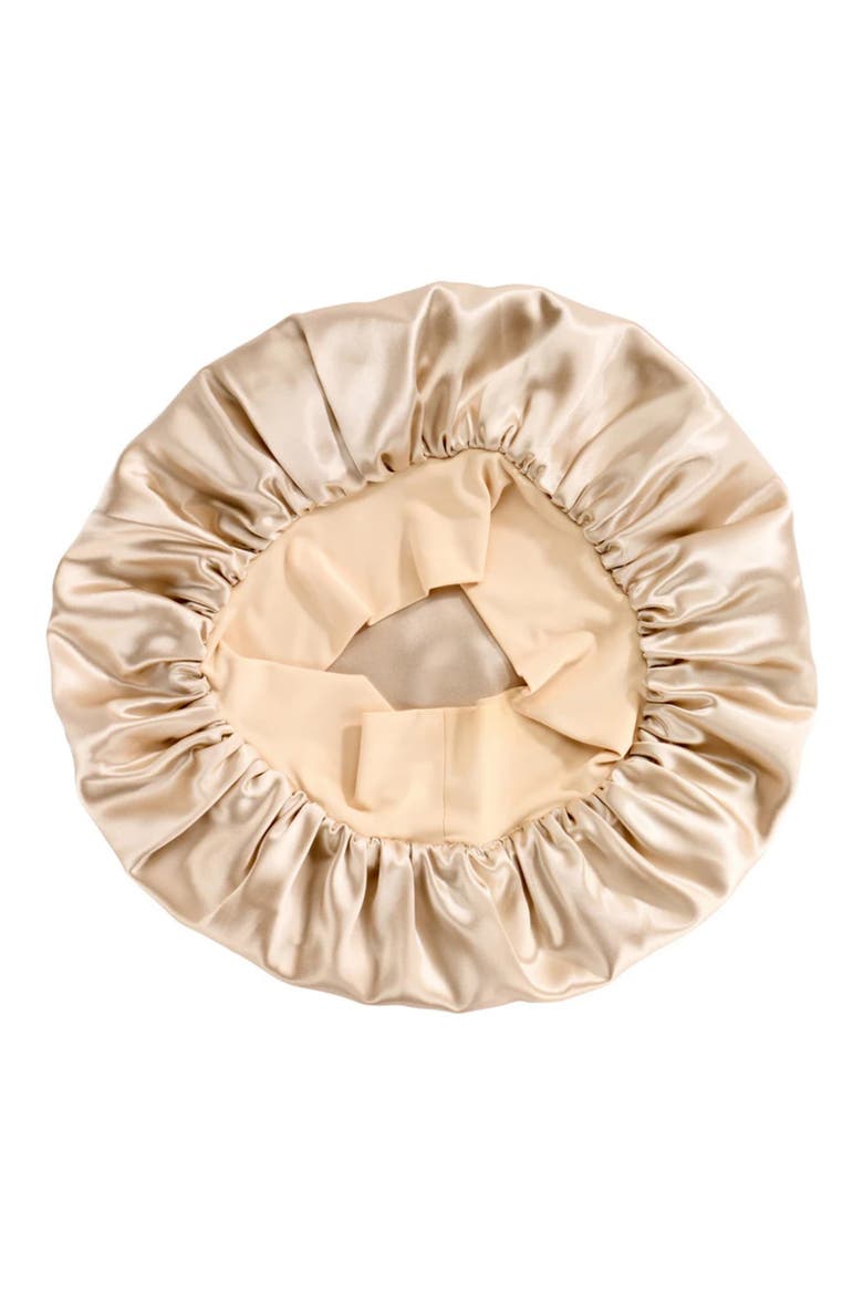 Halo Silk Bonnet, Alternate, color, CHAMPAGNE
