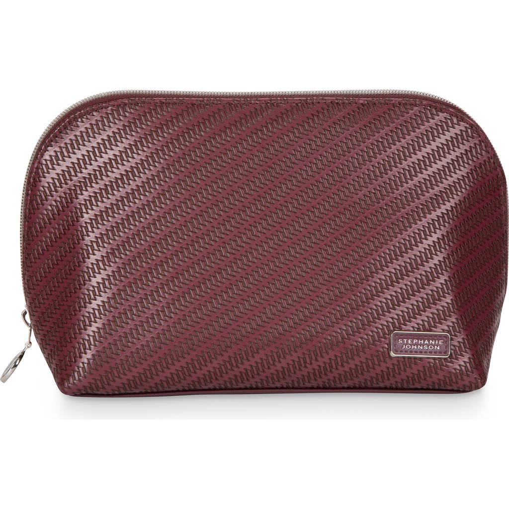 Stephanie Johnson Rosewood Ruby Royale Lola Makeup Bag In Purple