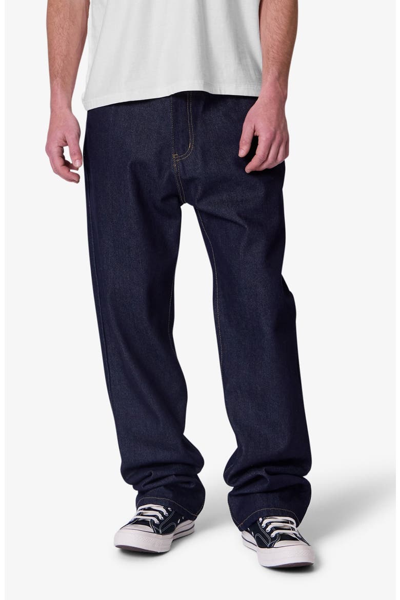 Raw Baggy Jeans, Main, color, RINSED INDIGO
