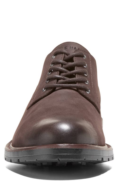 Cole Haan Chamberlin Grand Plain Toe Derby In Brown