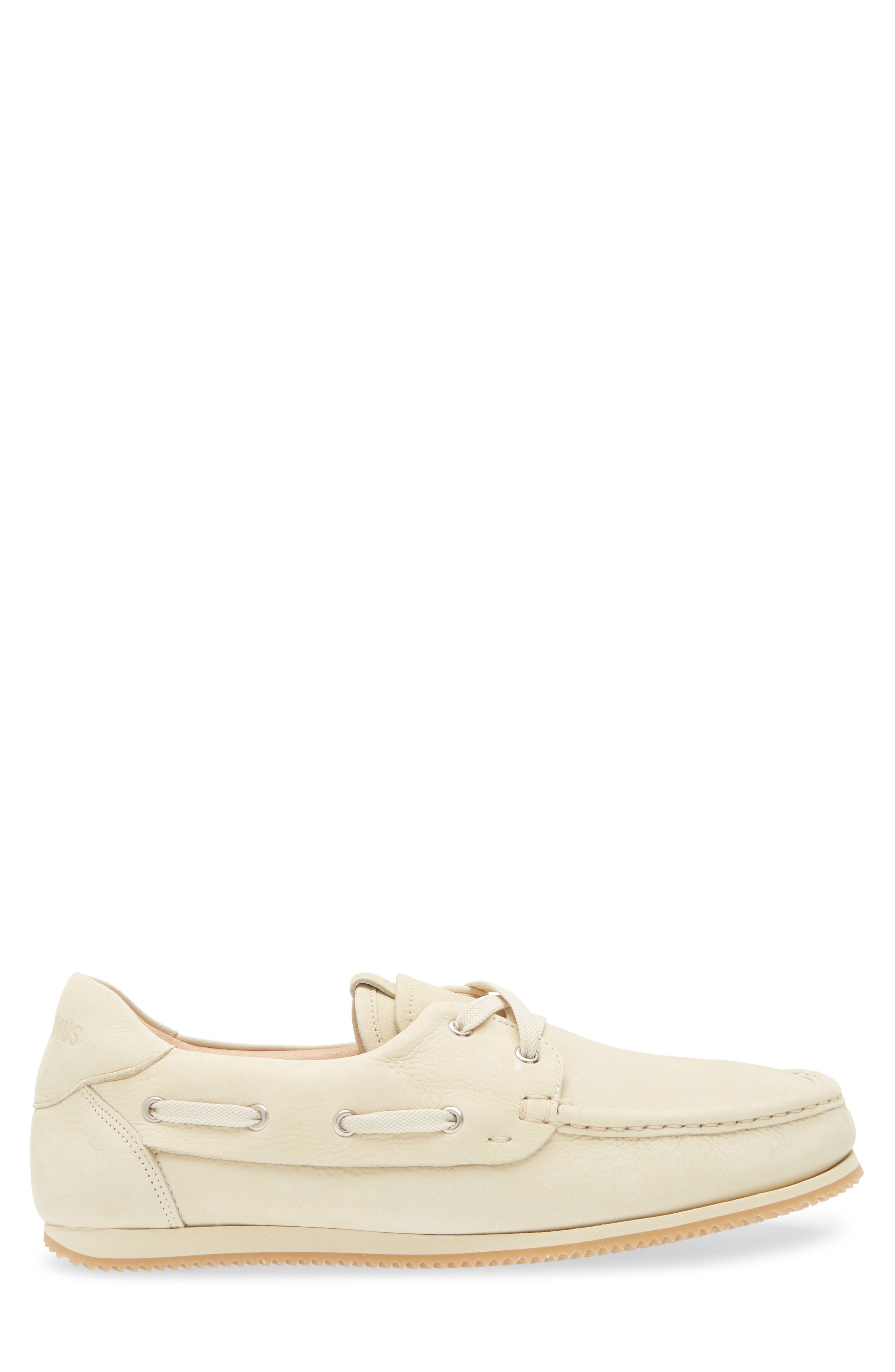 Jacquemus The Batto Boat Shoe, Alternate, color, Pale Yellow 205