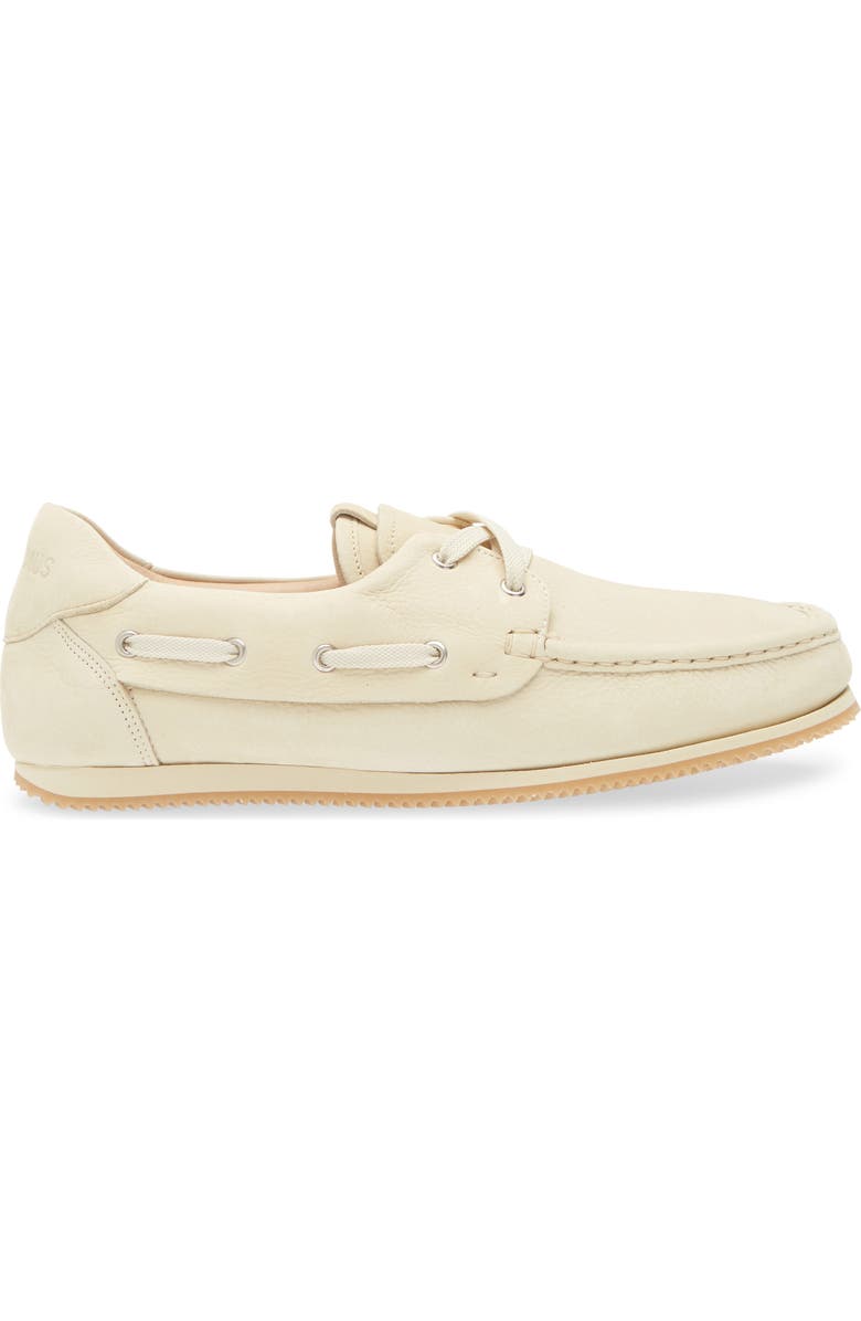 Jacquemus The Batto Boat Shoe, Alternate, color, Pale Yellow 205