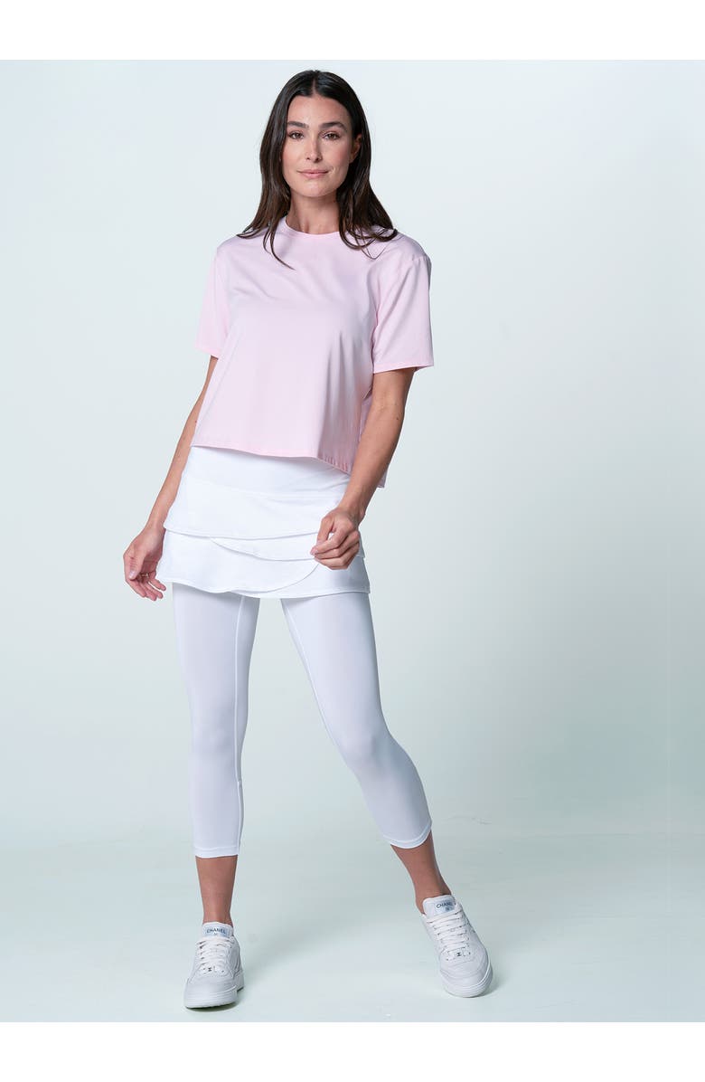 Lucky in Love Power Box Tee, Alternate, color, Pink Sand