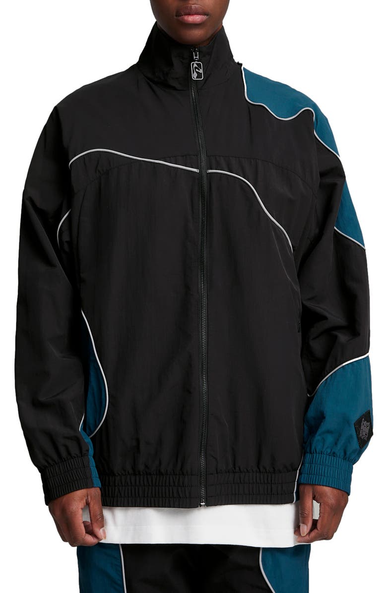 PUMA x P.A.M. Cellerator Water Repellent Track Jacket, Main, color, 