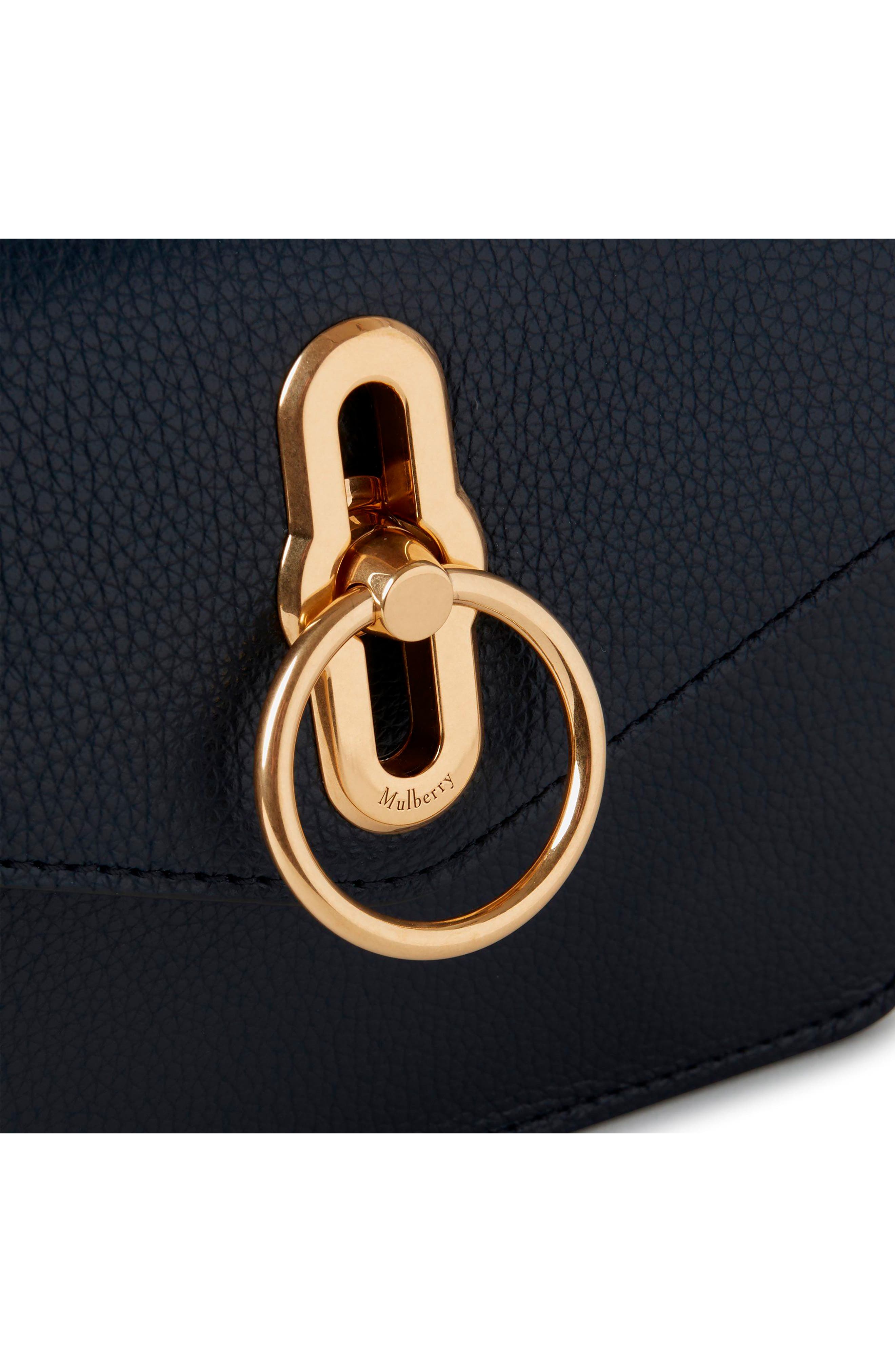 Mulberry Small Amberley Leather Crossbody Bag, Alternate, color, 