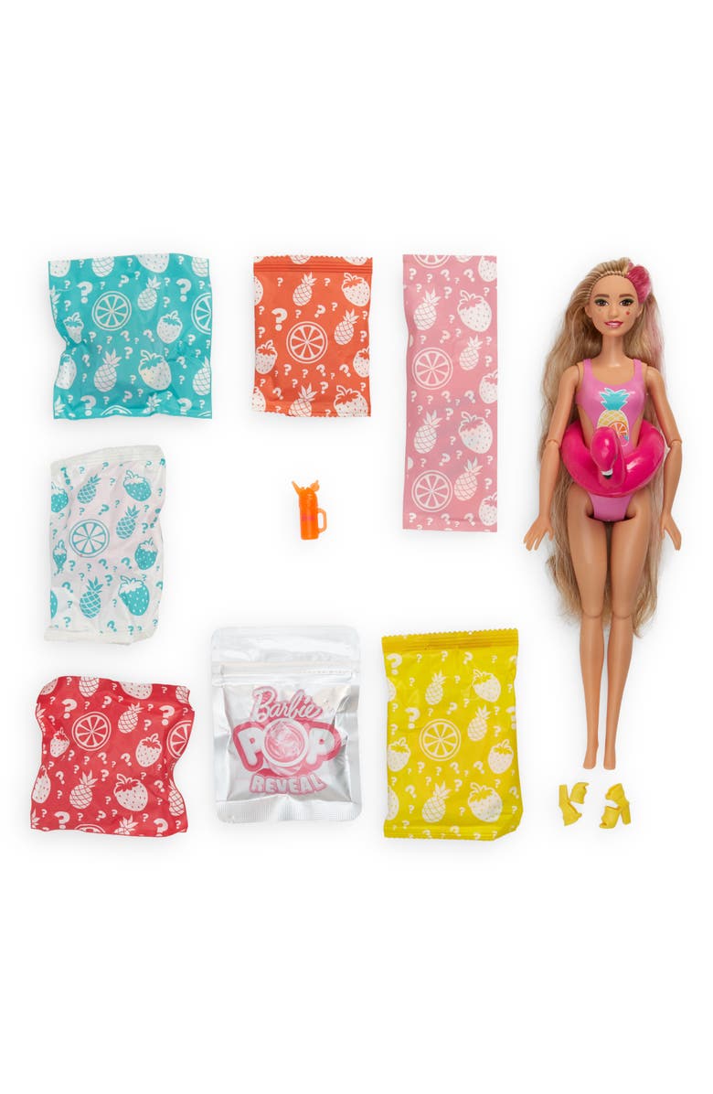 Mattel Barbie<sup>®</sup> Pop Reveal Rise & Surprise Set with Scented Doll, Squishy Scented Pet & 15+ Surprises, Alternate, color, 